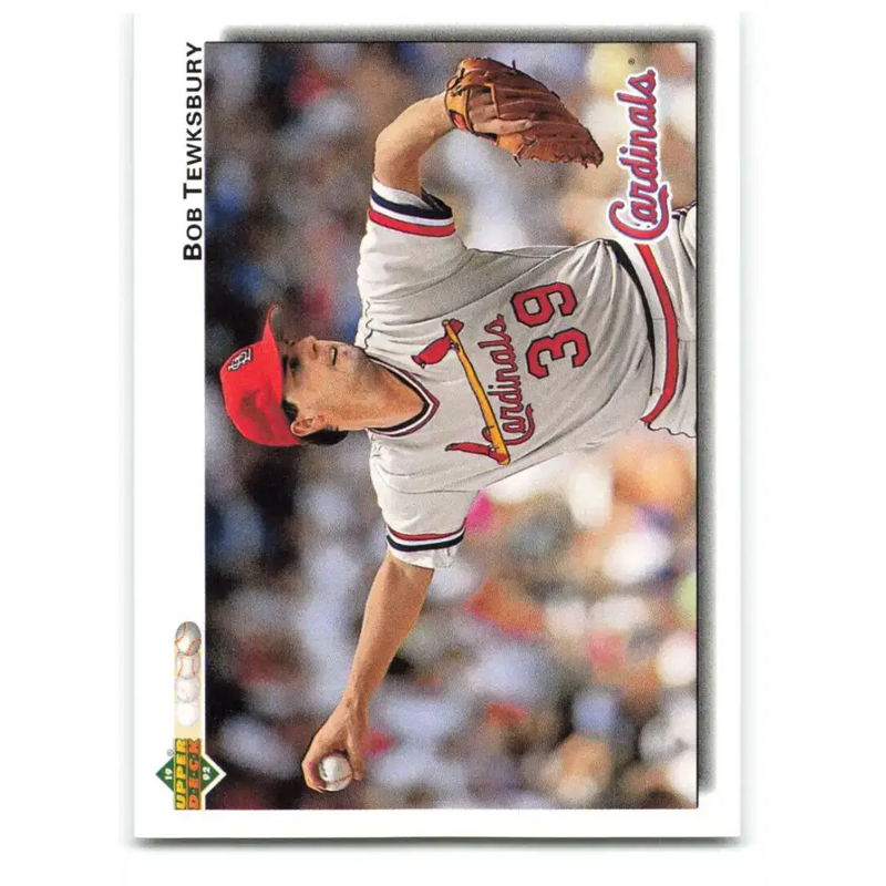 1992 Upper Deck #512 Bob Tewksbury NM-MT St. Louis Cardinals Baseball Card - Baseball Card Single