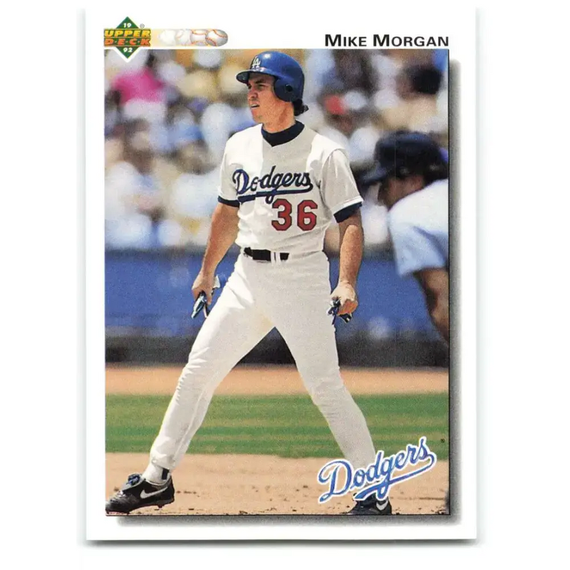 1992 Upper Deck #513 Mike Morgan NM-MT Los Angeles Dodgers Baseball Card - Baseball Card Single