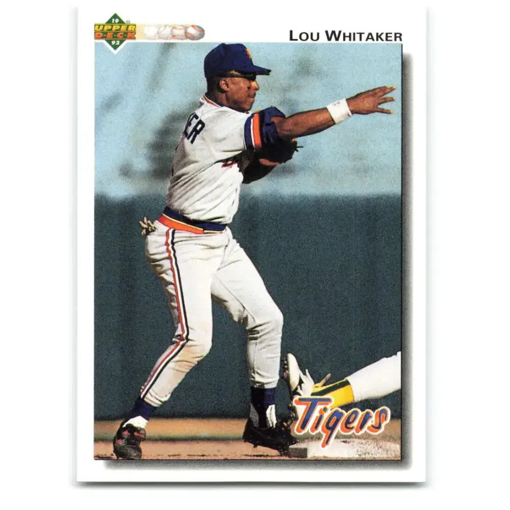 1992 Upper Deck #516 Lou Whitaker NM-MT Detroit Tigers Baseball Card - Baseball Card Single