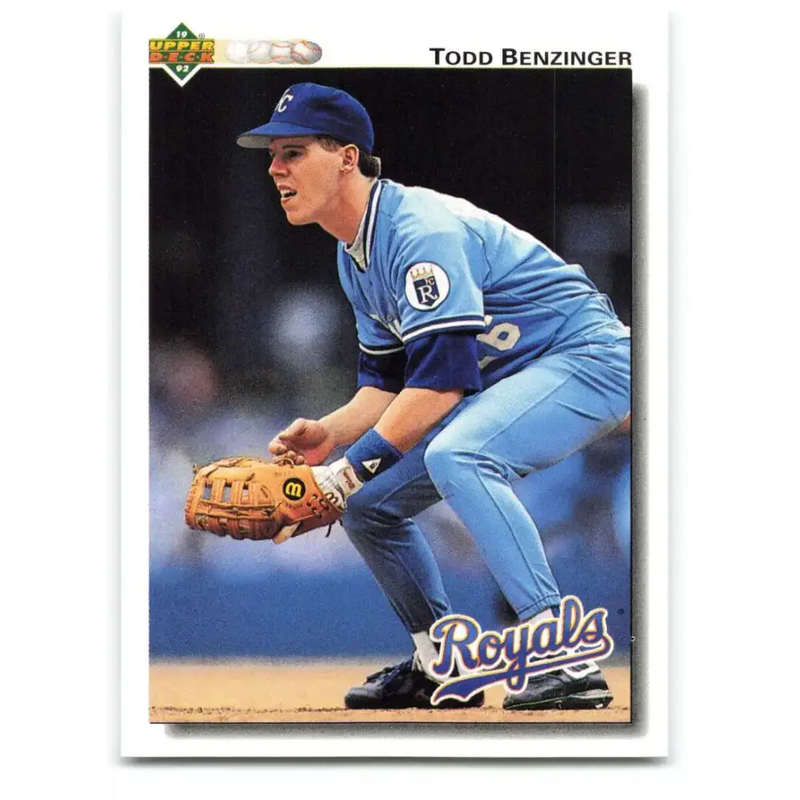 1992 Upper Deck #518 Todd Benzinger NM-MT Kansas City Royals Baseball Card - Baseball Card Single
