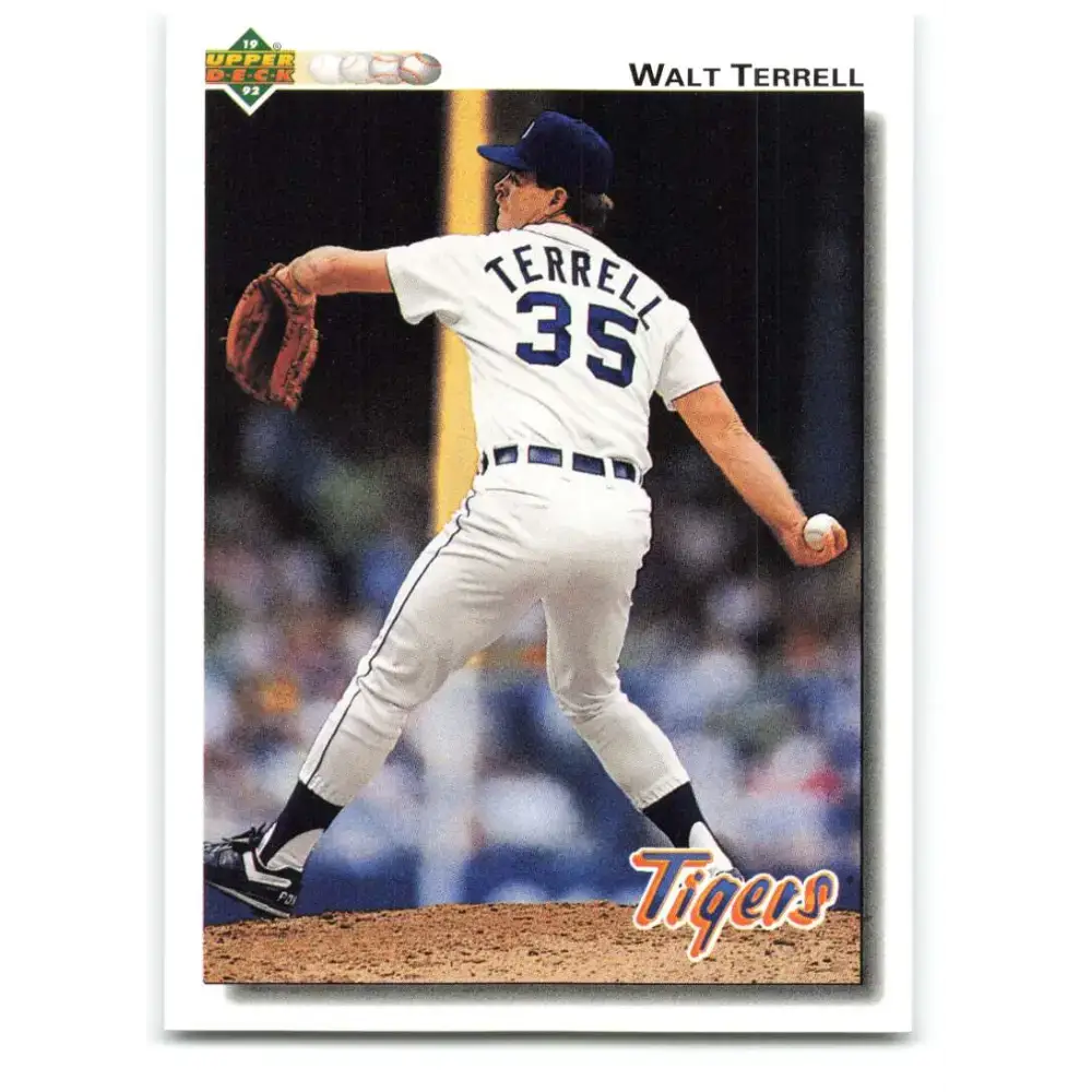 1992 Upper Deck #520 Walt Terrell NM-MT Detroit Tigers Baseball Card - Baseball Card Single