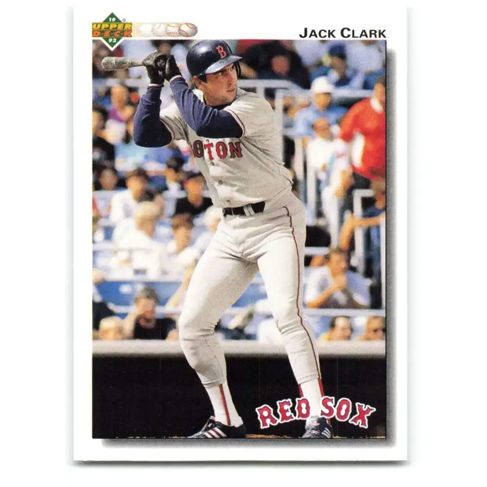 1992 Upper Deck #521 Jack Clark NM-MT Boston Red Sox Baseball Card - Baseball Card Single