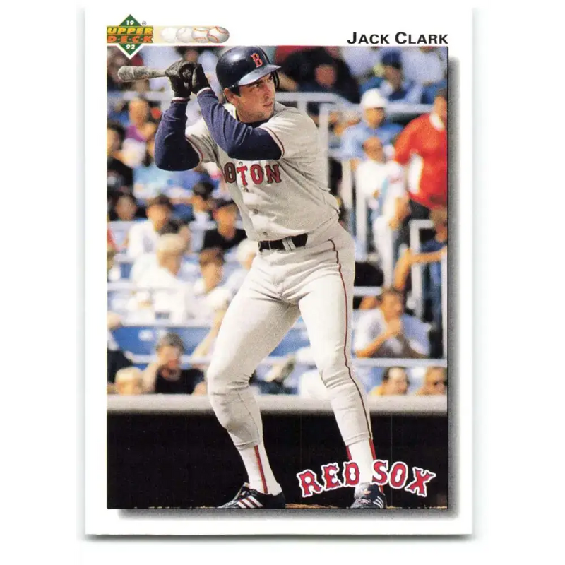 1992 Upper Deck #521 Jack Clark NM-MT Boston Red Sox Baseball Card - Baseball Card Single