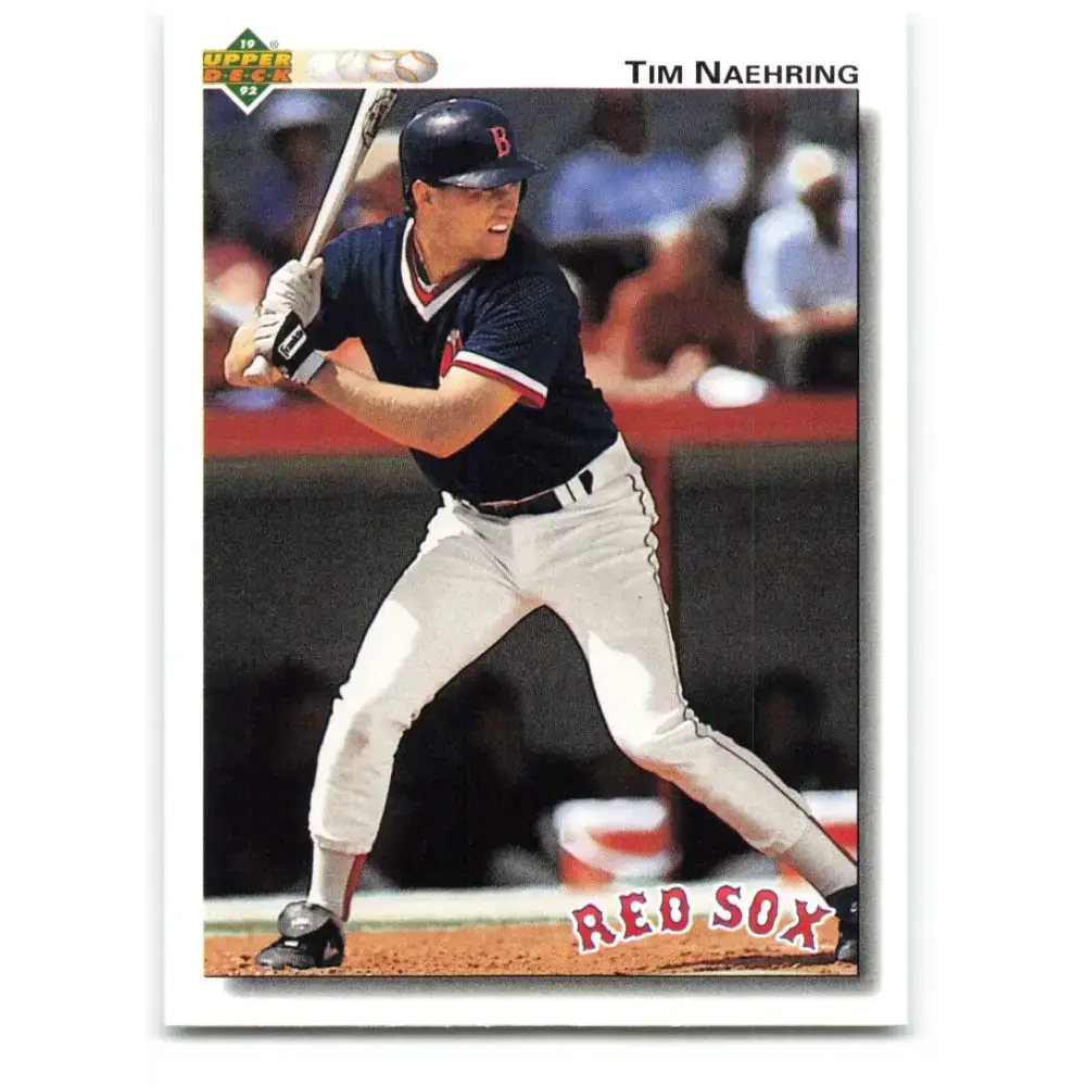 1992 Upper Deck #523 Tim Naehring NM-MT Boston Red Sox Baseball Card - Baseball Card Single