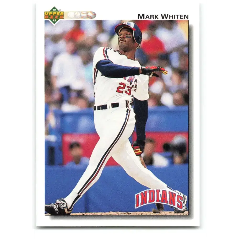 1992 Upper Deck #524 Mark Whiten NM-MT Cleveland Indians Baseball Card - Baseball Card Single