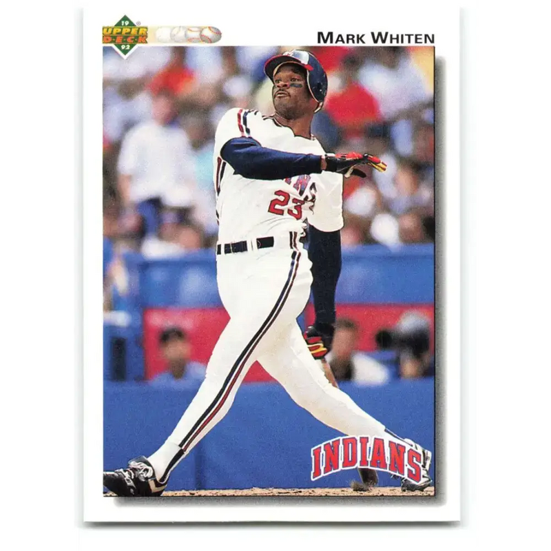 1992 Upper Deck #524 Mark Whiten NM-MT Cleveland Indians Baseball Card - Baseball Card Single