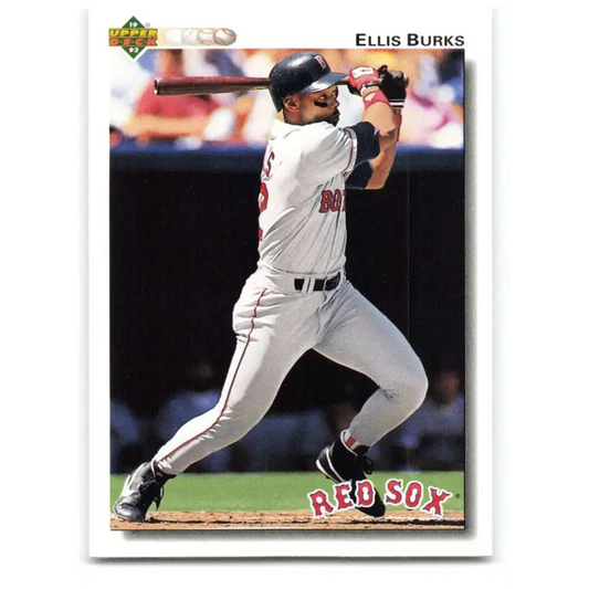 1992 Upper Deck #525 Ellis Burks NM-MT Boston Red Sox Baseball Card - Baseball Card Single