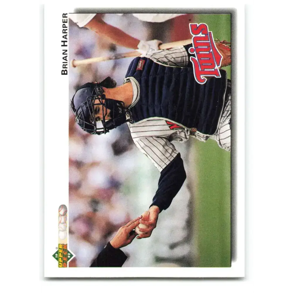 1992 Upper Deck #527 Brian Harper NM-MT Minnesota Twins Baseball Card - Baseball Card Single