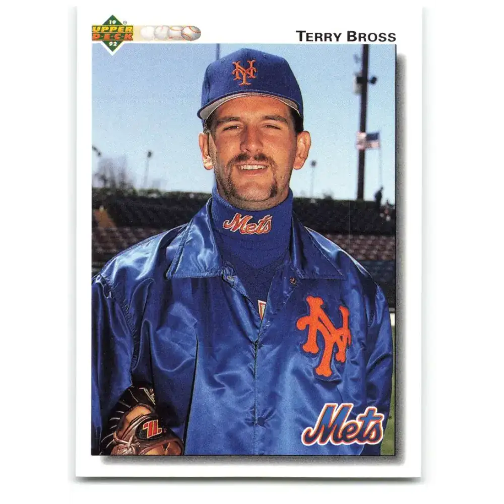 1992 Upper Deck #531 Terry Bross NM-MT New York Mets Baseball Card - Baseball Card Single