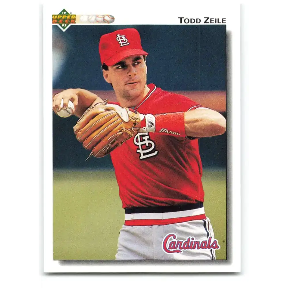 1992 Upper Deck #533 Todd Zeile NM-MT St. Louis Cardinals Baseball Card - Baseball Card Single