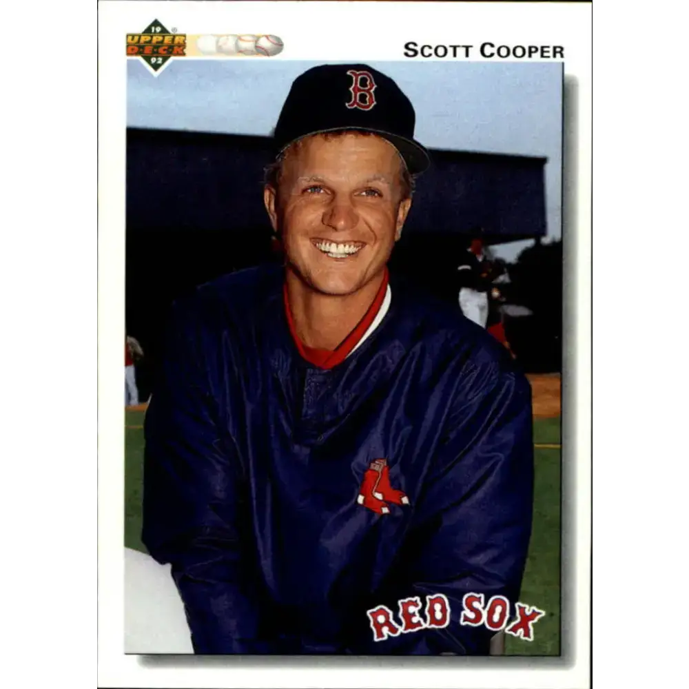 1992 Upper Deck #541 Scott Cooper NM-MT Boston Red Sox Baseball Card - Baseball Card Single
