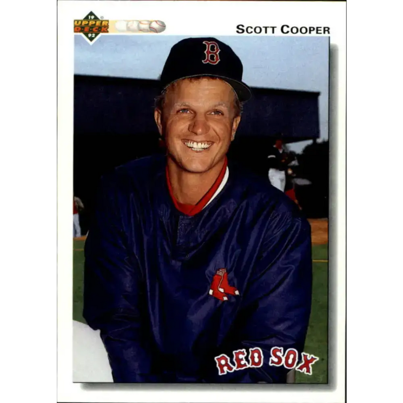 1992 Upper Deck #541 Scott Cooper NM-MT Boston Red Sox Baseball Card - Baseball Card Single