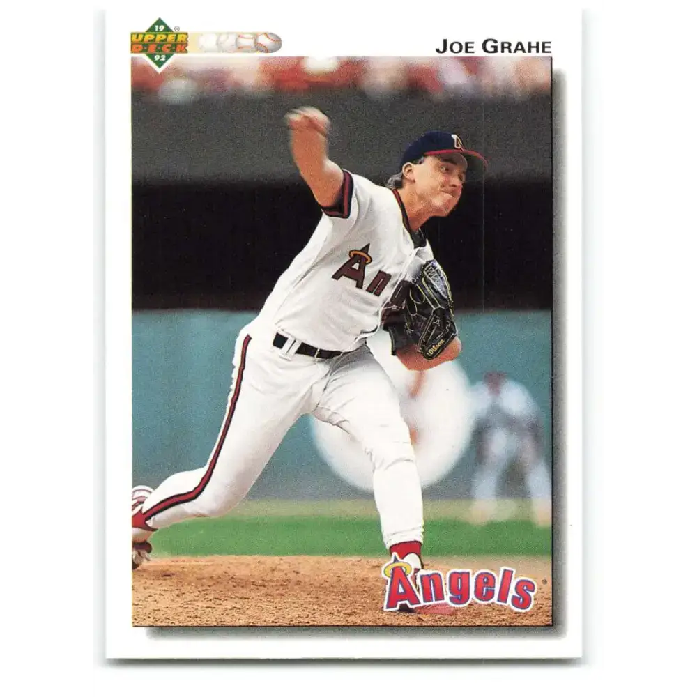 1992 Upper Deck #542 Joe Grahe NM-MT California Angels Baseball Card - Baseball Card Single