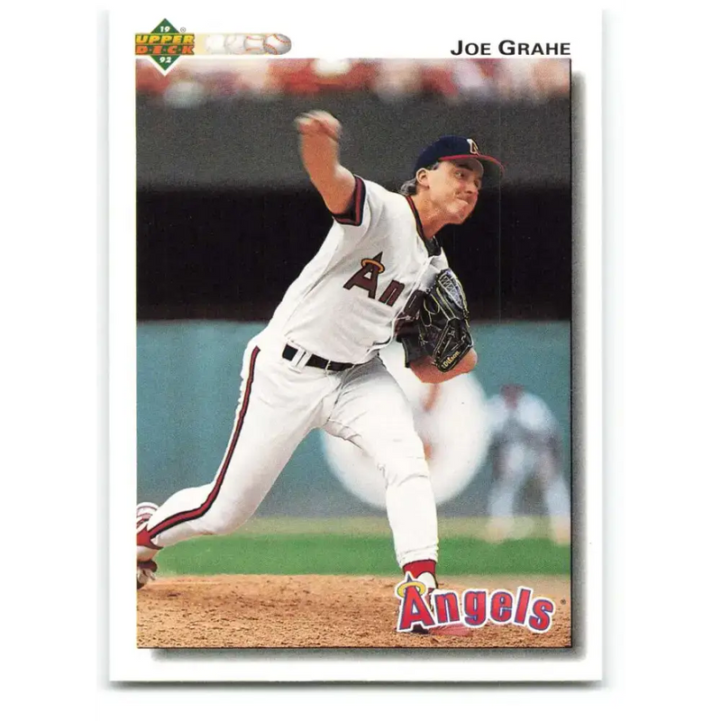 1992 Upper Deck #542 Joe Grahe NM-MT California Angels Baseball Card - Baseball Card Single