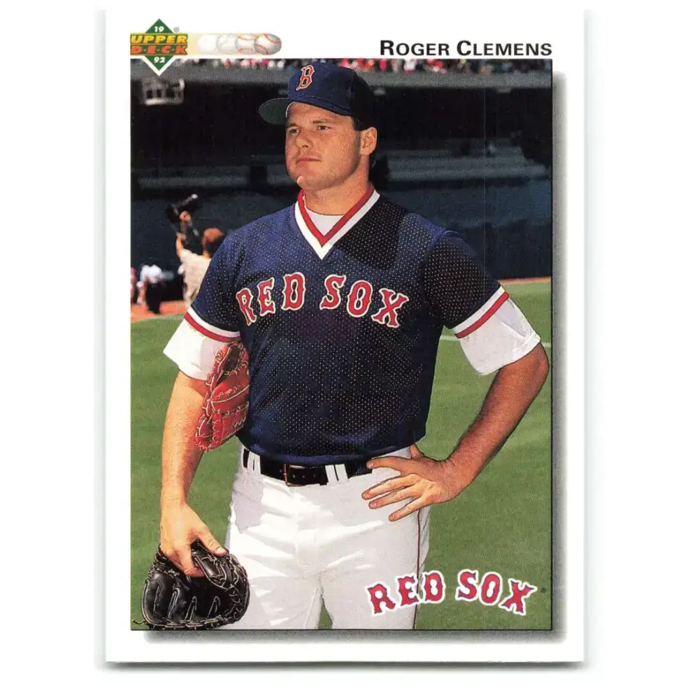 1992 Upper Deck #545 Roger Clemens NM-MT Boston Red Sox Baseball Card - Baseball Card Single