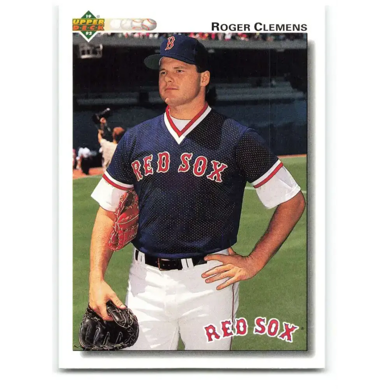 1992 Upper Deck #545 Roger Clemens NM-MT Boston Red Sox Baseball Card - Baseball Card Single