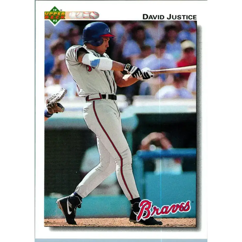 1992 Upper Deck #546 David Justice NM-MT Atlanta Braves Baseball Card - Baseball Card Single