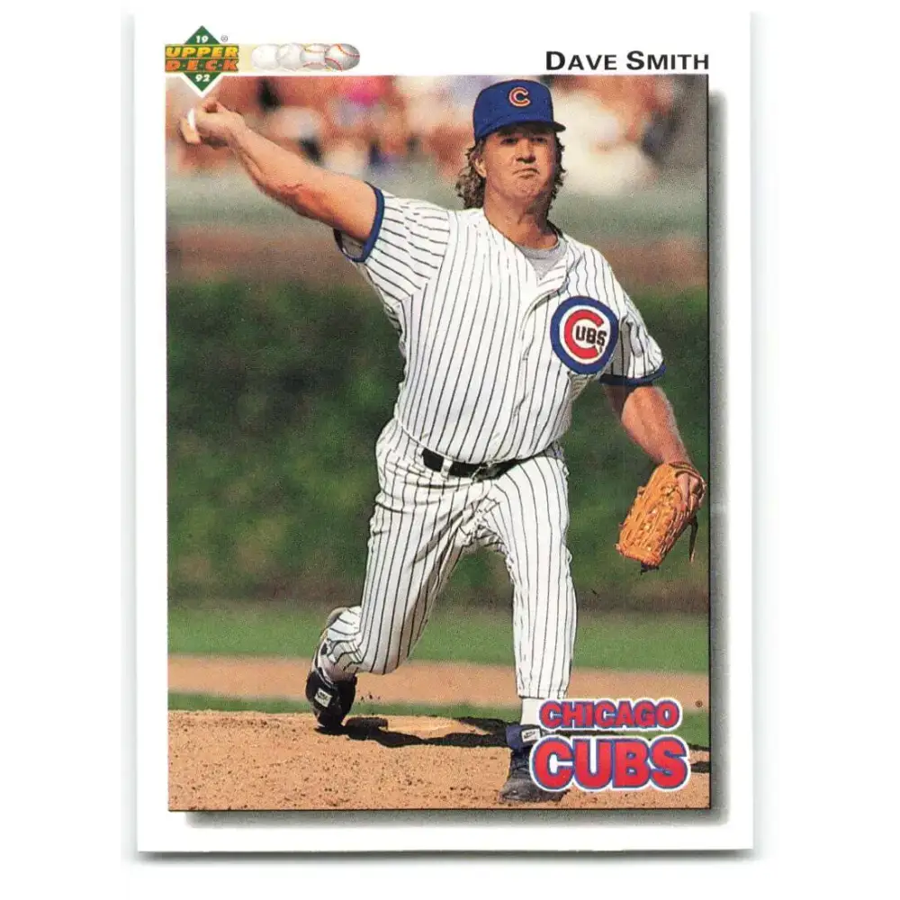 1992 Upper Deck #549 Dave Smith NM-MT Chicago Cubs Baseball Card - Baseball Card Single