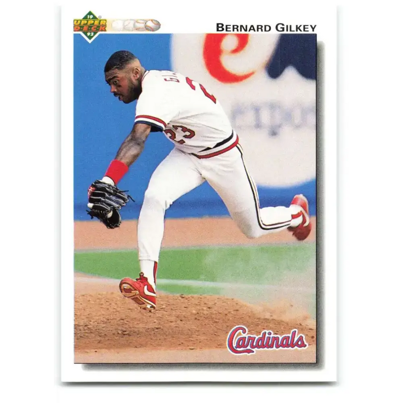 1992 Upper Deck #552 Bernard Gilkey NM-MT St. Louis Cardinals Baseball Card - Baseball Card Single