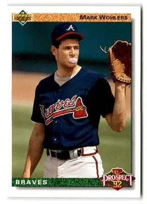 1992 Upper Deck #56 Mark Wohlers - Baseball Card Single