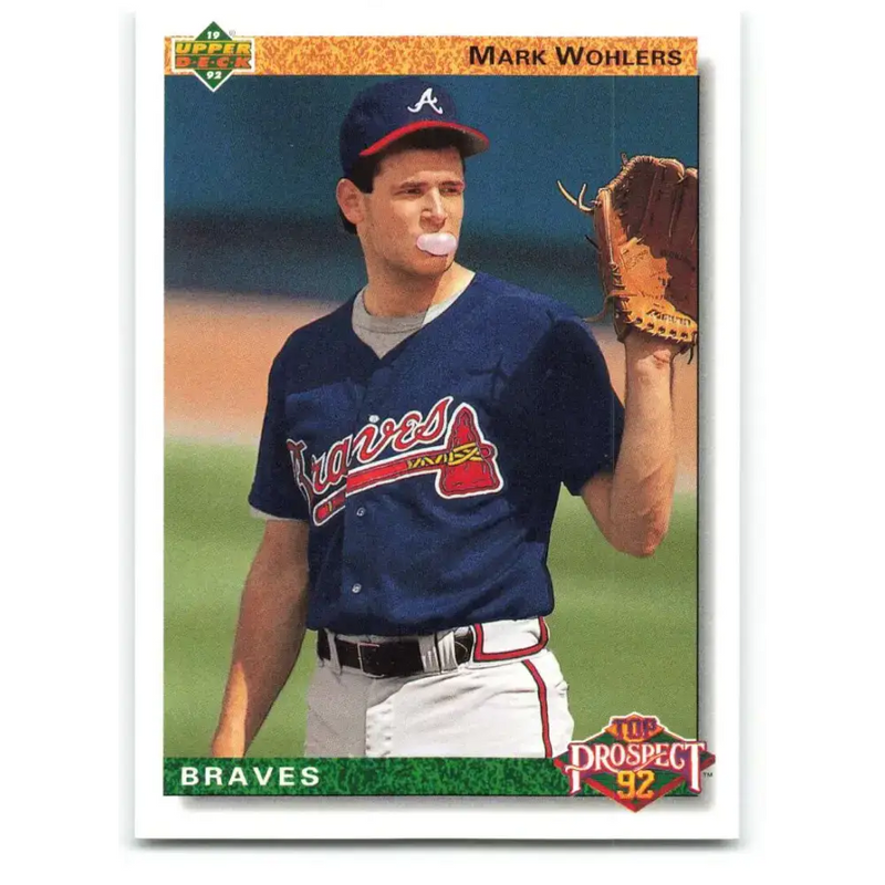 1992 Upper Deck #56 Mark Wohlers TP NM-MT Atlanta Braves Baseball Card - Baseball Card Single