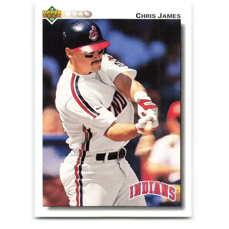 1992 Upper Deck #560 Chris James NM-MT Cleveland Indians Baseball Card - Baseball Card Single