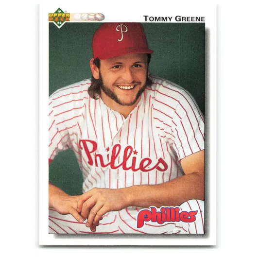 1992 Upper Deck #567 Tommy Greene NM-MT Philadelphia Phillies Baseball Card - Baseball Card Single