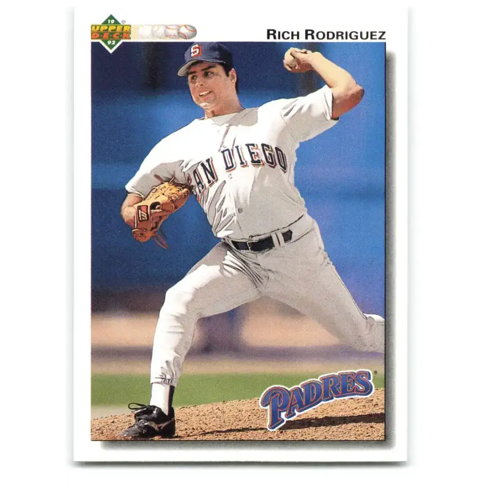 1992 Upper Deck #568 Rich Rodriguez NM-MT San Diego Padres Baseball Card - Baseball Card Single