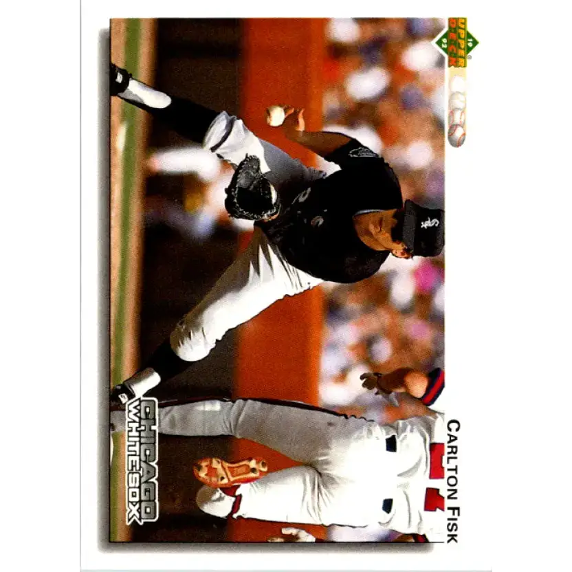 1992 Upper Deck #571 Carlton Fisk NM-MT Chicago White Sox Baseball Card - Baseball Card Single