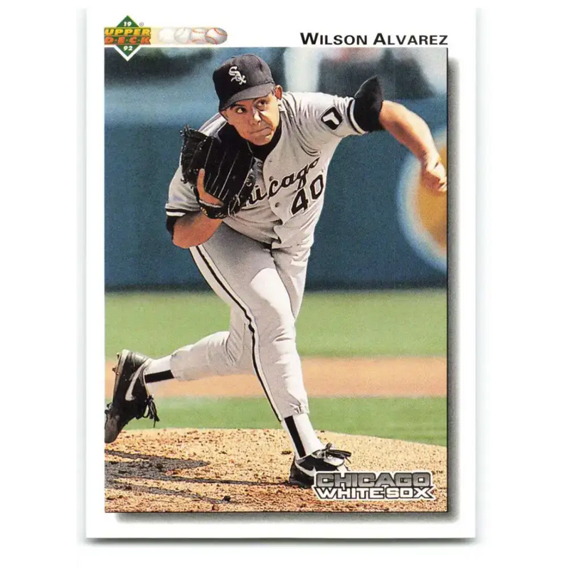 1992 Upper Deck #573 Wilson Alvarez NM-MT Chicago White Sox Baseball Card - Baseball Card Single