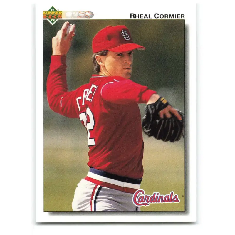 1992 Upper Deck #574 Rheal Cormier NM-MT St. Louis Cardinals Baseball Card - Baseball Card Single