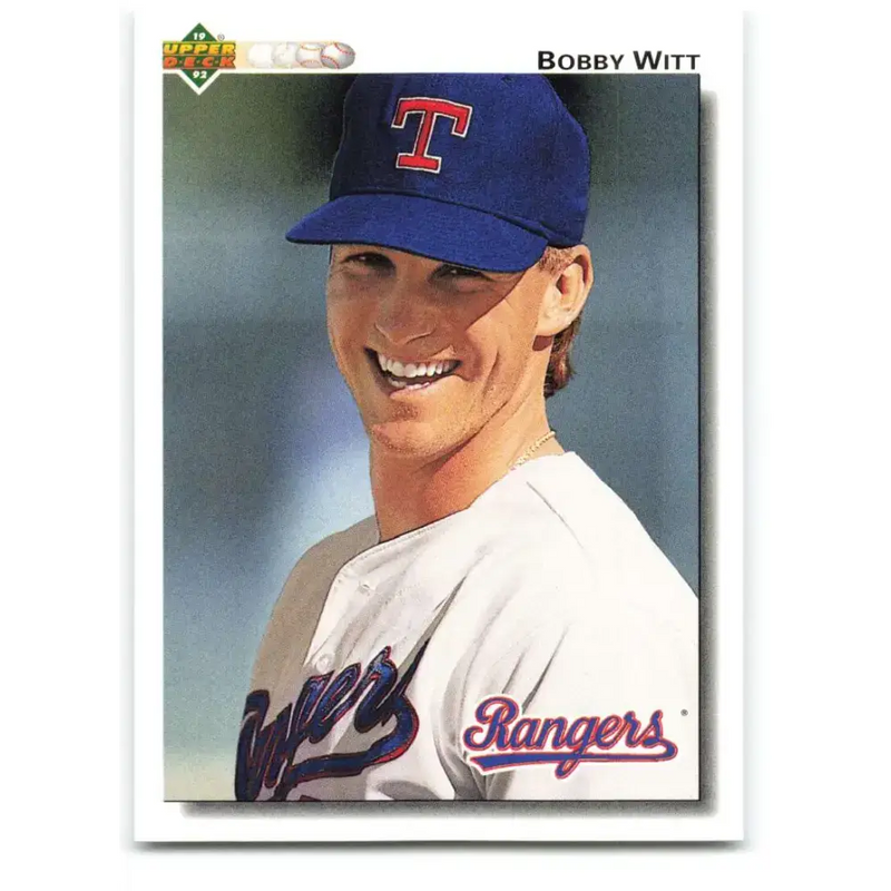 1992 Upper Deck #576 Bobby Witt NM-MT Texas Rangers Baseball Card - Baseball Card Single