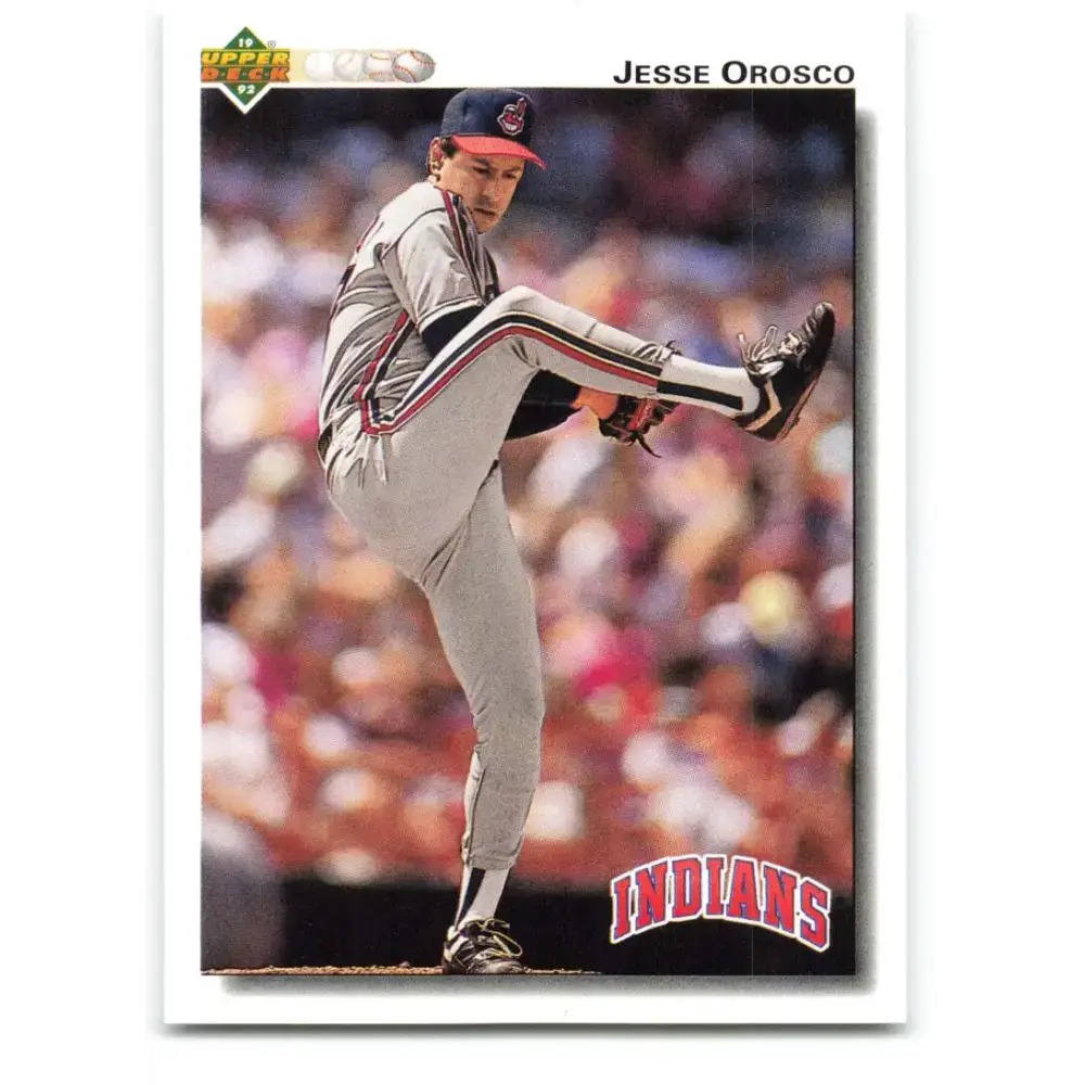 1992 Upper Deck #580 Jesse Orosco NM-MT Cleveland Indians Baseball Card - Baseball Card Single