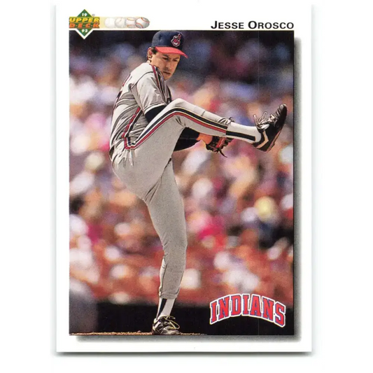 1992 Upper Deck #580 Jesse Orosco NM-MT Cleveland Indians Baseball Card - Baseball Card Single
