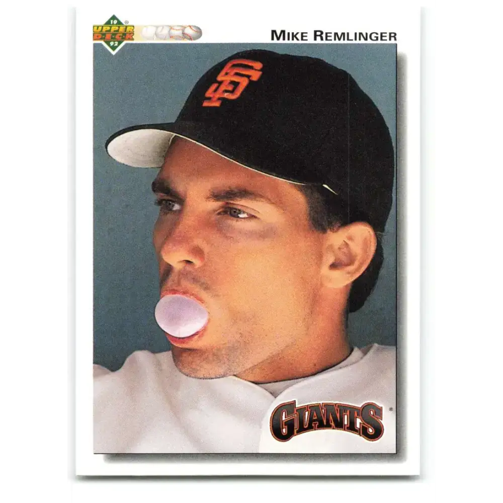 1992 Upper Deck #585 Mike Remlinger NM-MT San Francisco Giants Baseball Card - Baseball Card Single