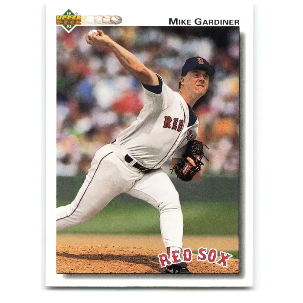 1992 Upper Deck #588 Mike Gardiner NM-MT Boston Red Sox Baseball Card - Baseball Card Single