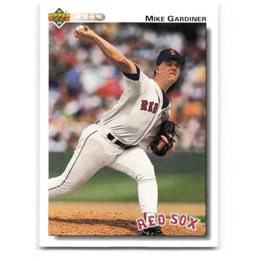 1992 Upper Deck #588 Mike Gardiner NM-MT Boston Red Sox Baseball Card - Baseball Card Single
