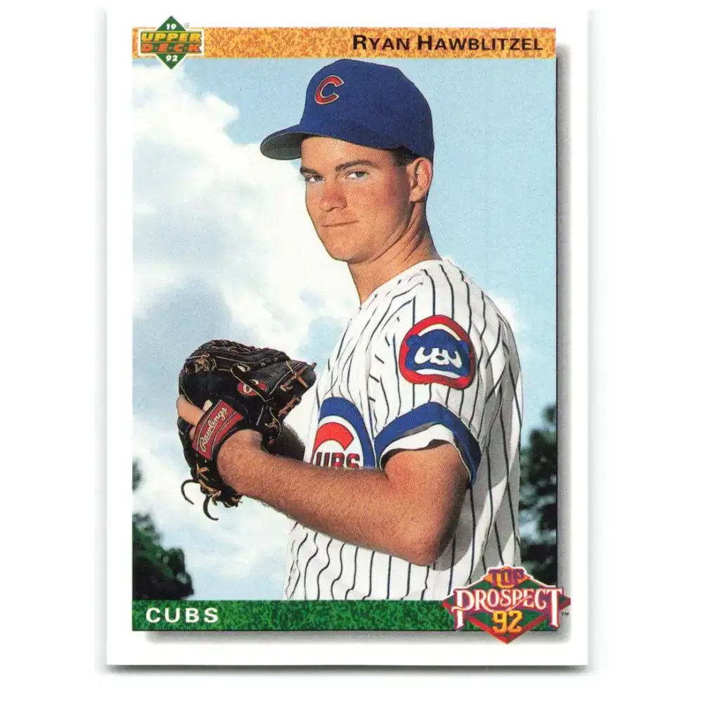 1992 Upper Deck #59 Ryan Hawblitzel NM-MT RC Rookie Chicago Cubs Baseball Card - Baseball Card Single