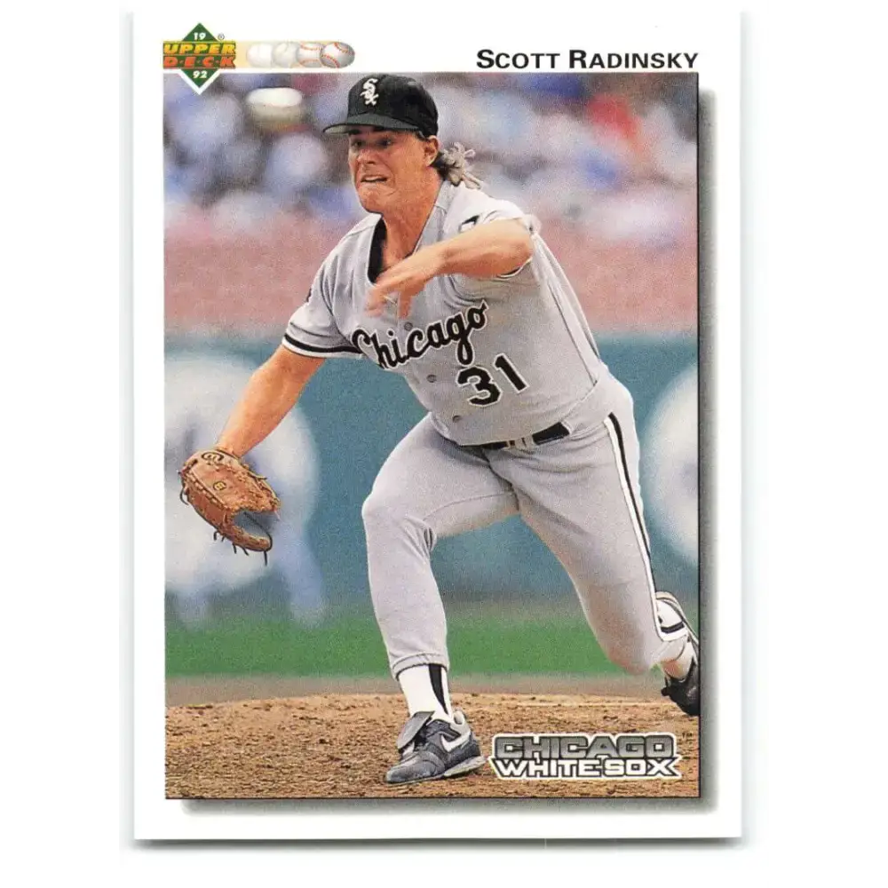1992 Upper Deck #594 Scott Radinsky NM-MT Chicago White Sox Baseball Card - Baseball Card Single