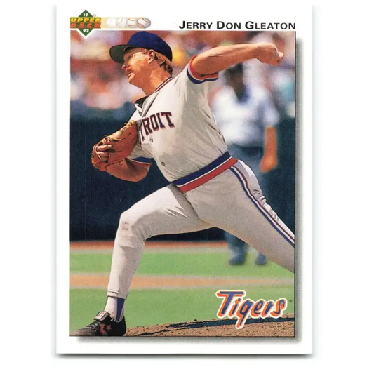 1992 Upper Deck #601 Jerry Don Gleaton NM-MT Detroit Tigers Baseball Card - Baseball Card Single