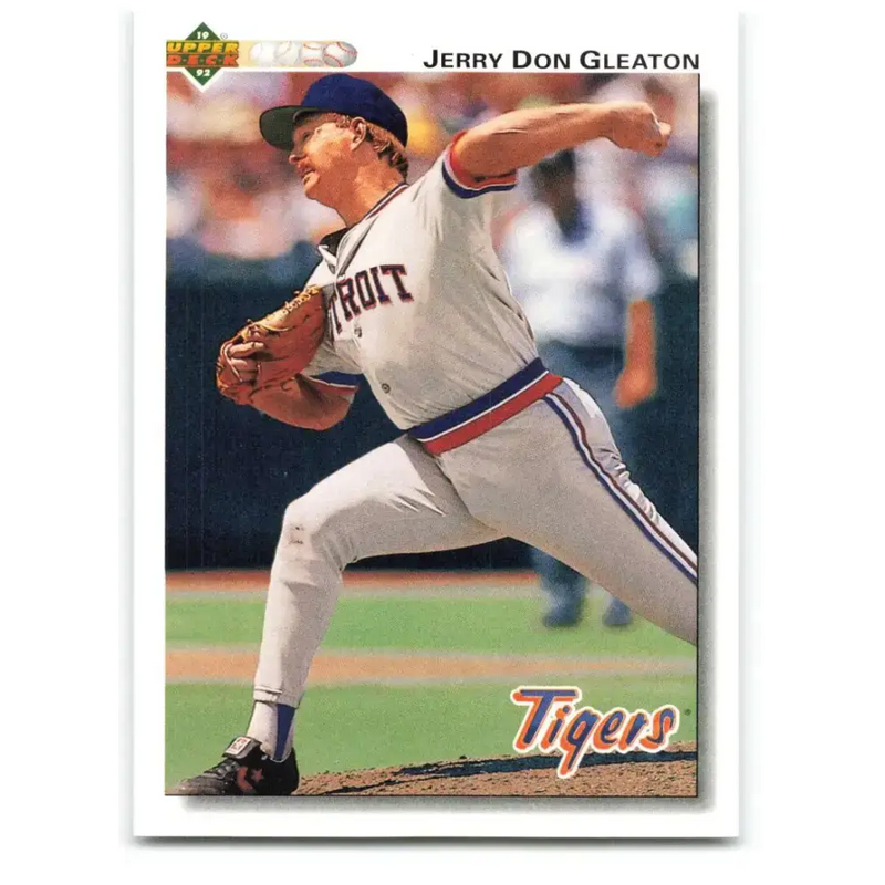 1992 Upper Deck #601 Jerry Don Gleaton NM-MT Detroit Tigers Baseball Card - Baseball Card Single