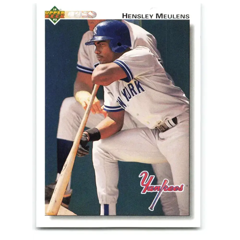 1992 Upper Deck #606 Hensley Meulens NM-MT New York Yankees Baseball Card - Baseball Card Single