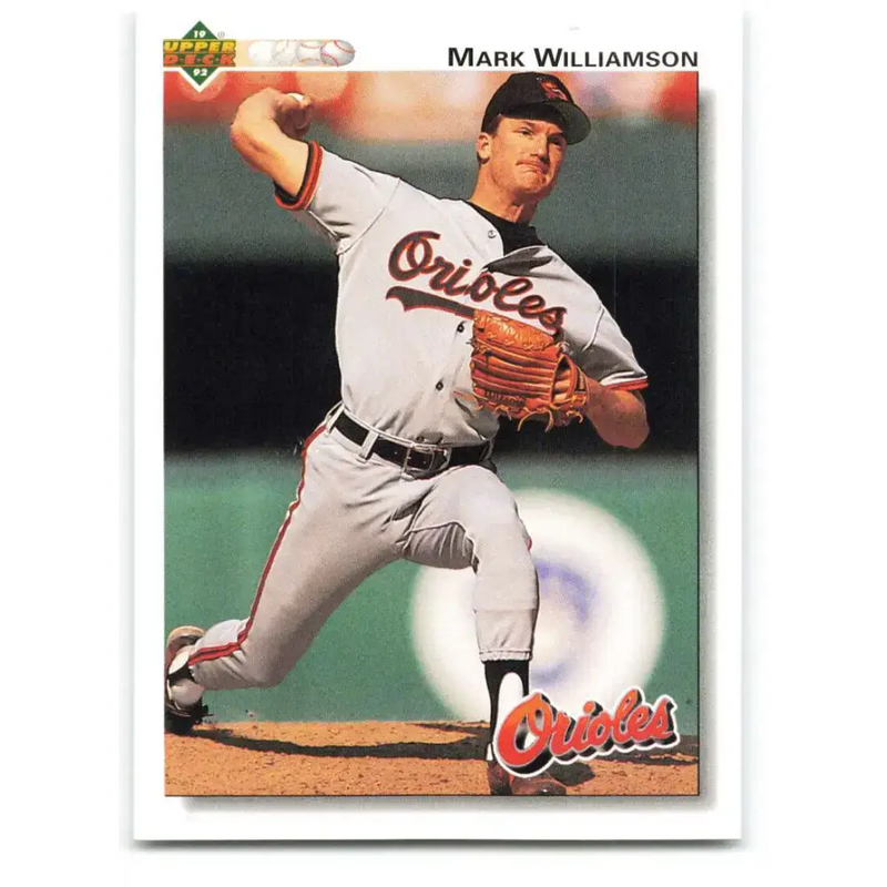1992 Upper Deck #609 Mark Williamson NM-MT Baltimore Orioles Baseball Card - Baseball Card Single