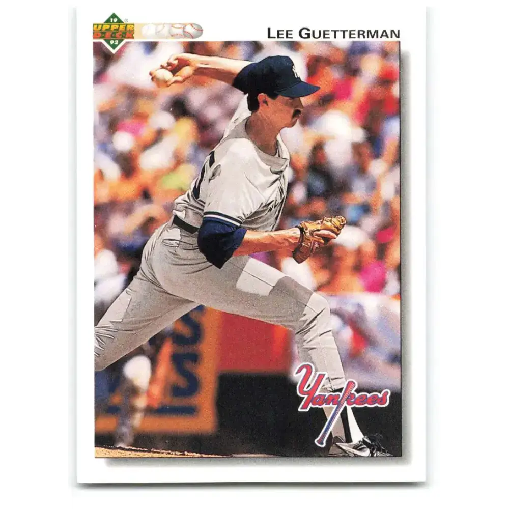 1992 Upper Deck #610 Lee Guetterman NM-MT New York Yankees Baseball Card - Baseball Card Single
