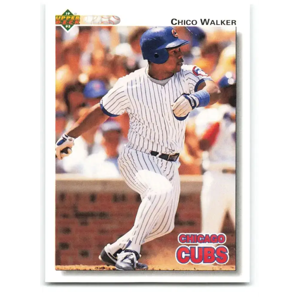1992 Upper Deck #617 Chico Walker NM-MT Chicago Cubs Baseball Card - Baseball Card Single