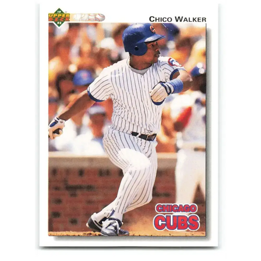 1992 Upper Deck #617 Chico Walker NM-MT Chicago Cubs Baseball Card - Baseball Card Single