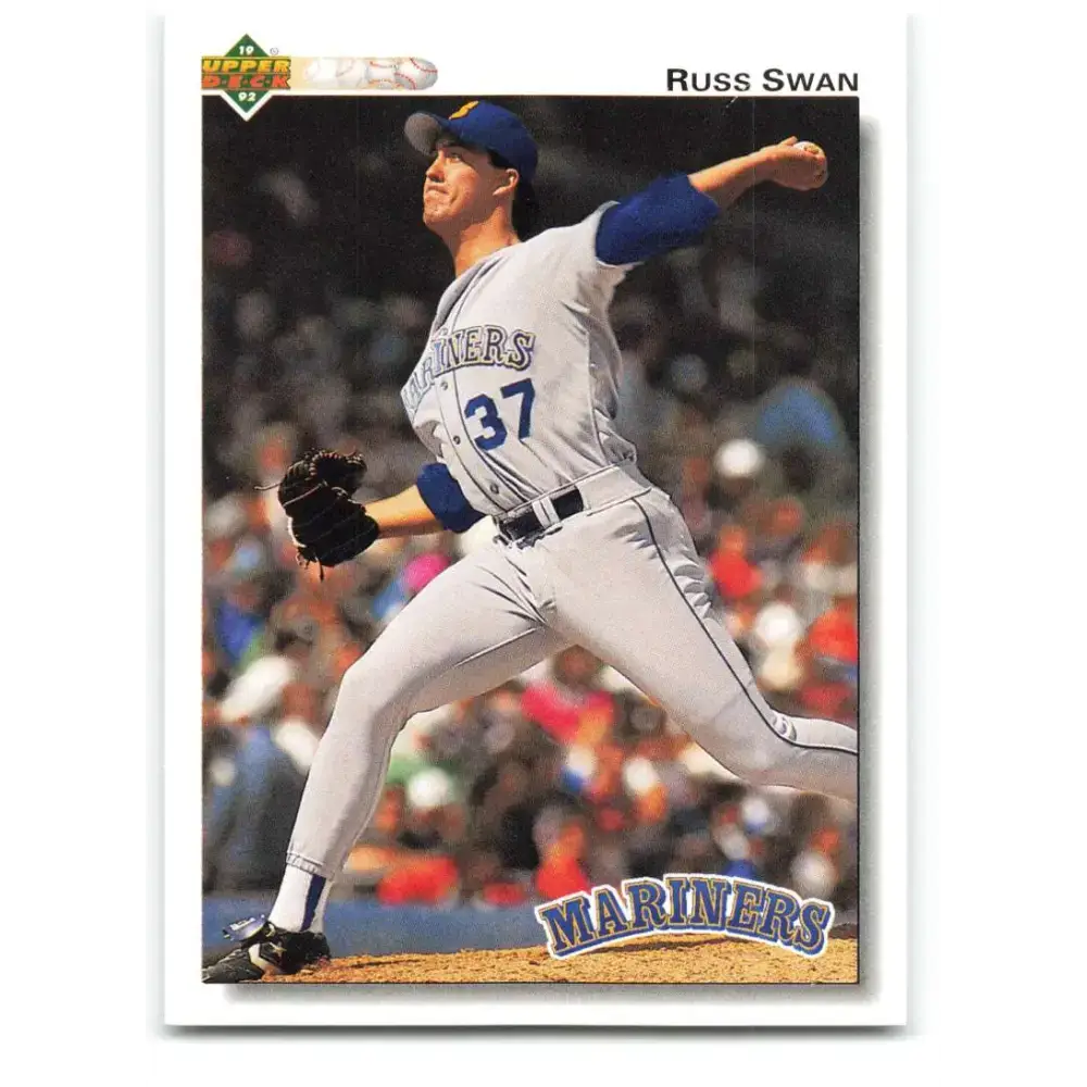 1992 Upper Deck #618 Russ Swan NM-MT Seattle Mariners Baseball Card - Baseball Card Single