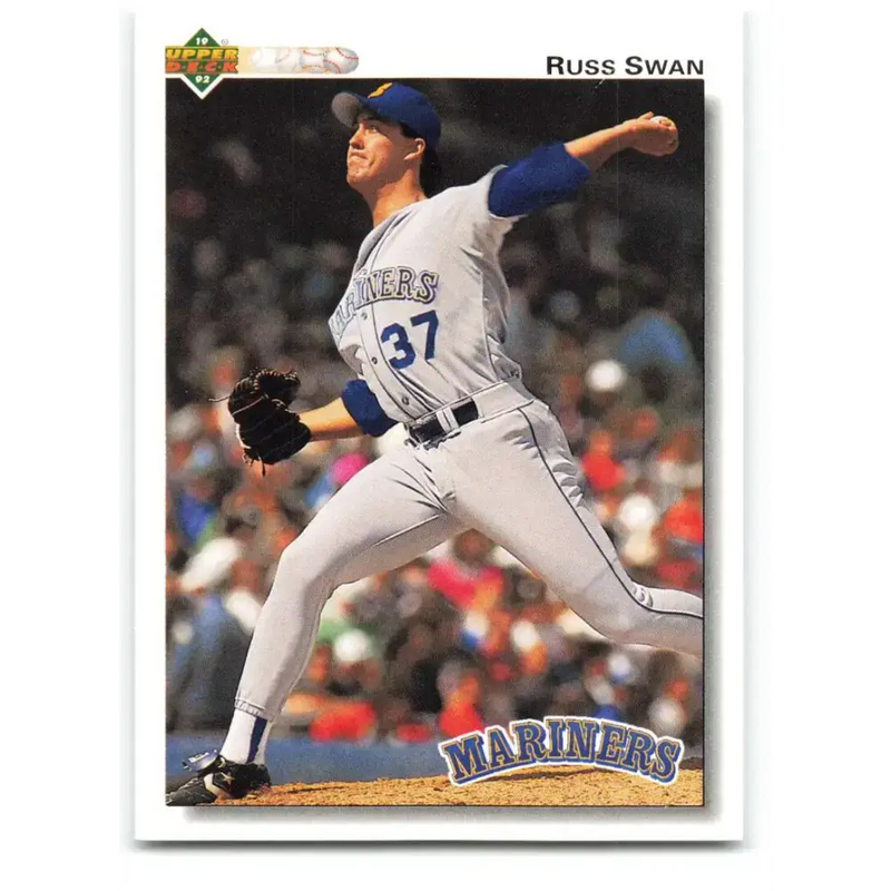 1992 Upper Deck #618 Russ Swan NM-MT Seattle Mariners Baseball Card - Baseball Card Single