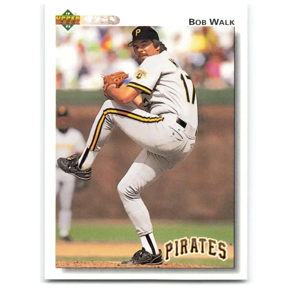1992 Upper Deck #619 Bob Walk NM-MT Pittsburgh Pirates Baseball Card - Baseball Card Single