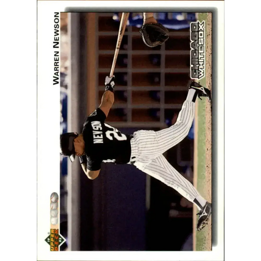 1992 Upper Deck #621 Warren Newson NM-MT Chicago White Sox Baseball Card - Baseball Card Single